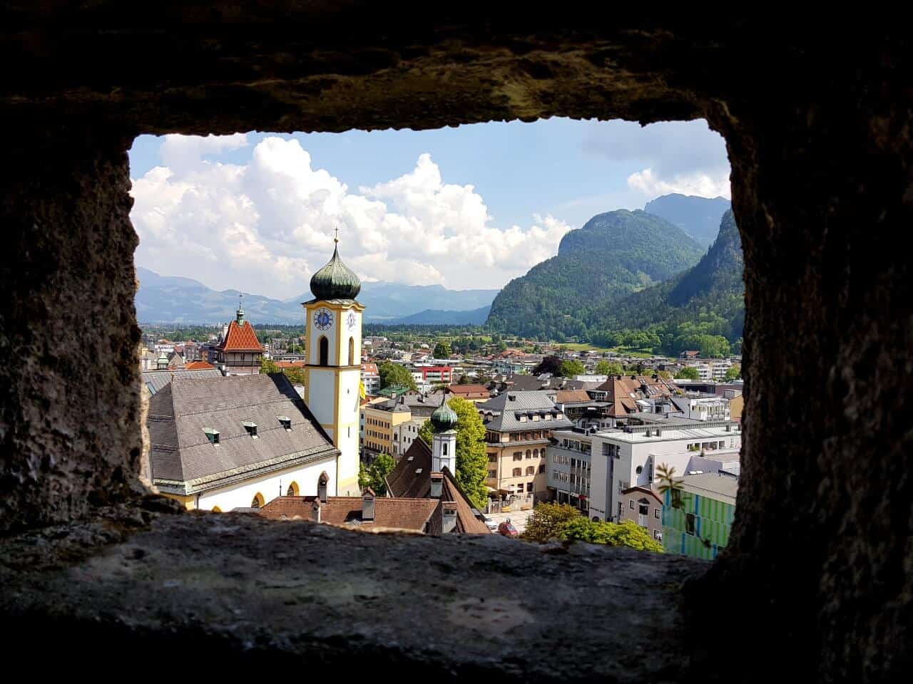 Kufstein view from the fortress