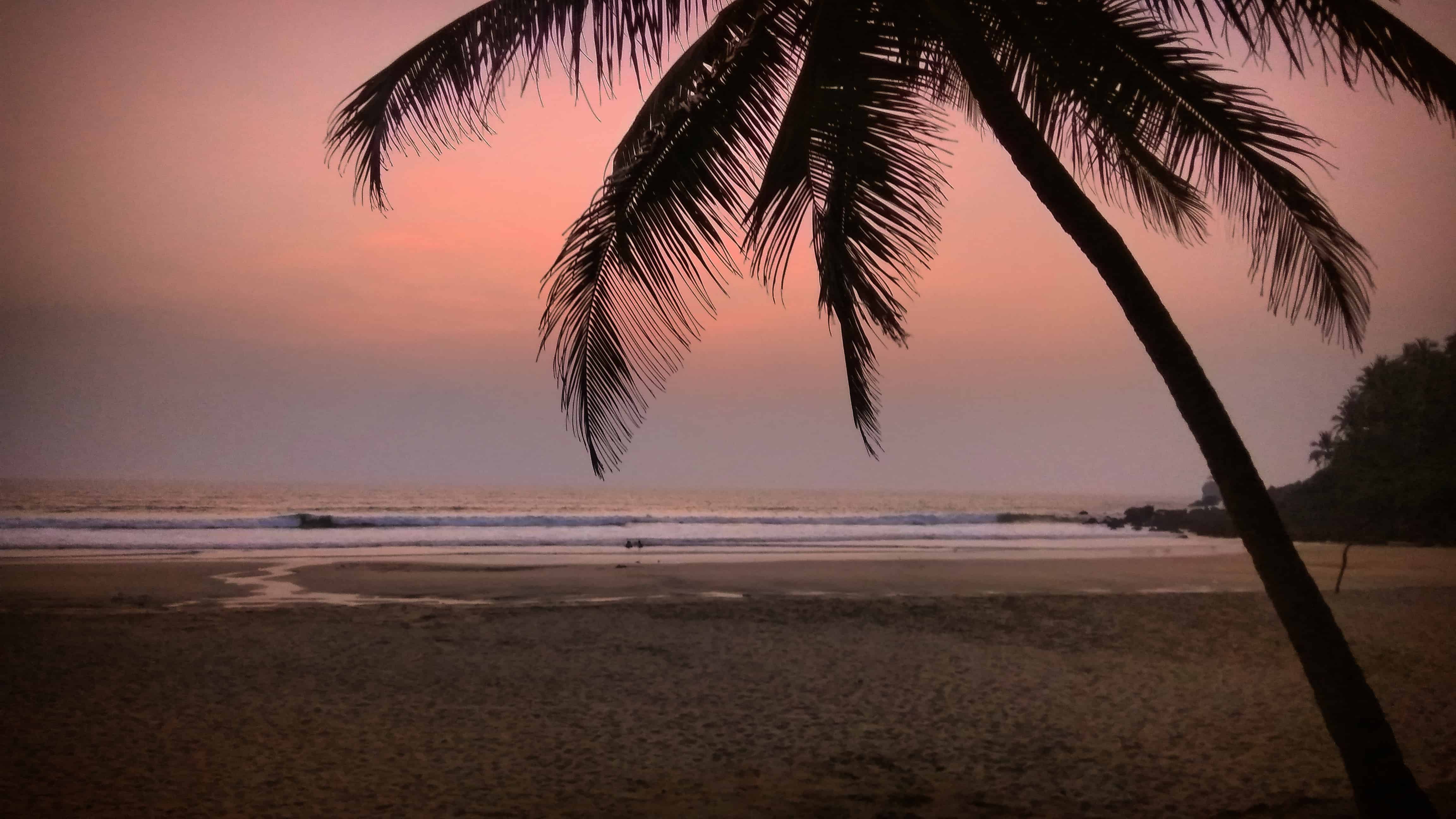 Picture-Perfect Goan Twilight (A Secluded Beach Near Cabo De Rama Fort)