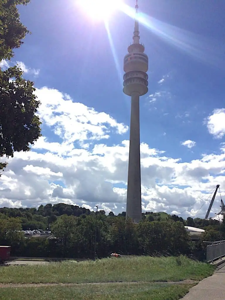 The Olympic Tower inside Olympiapark