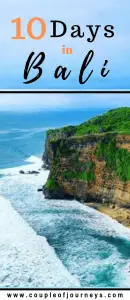 bali 10 day trip cost