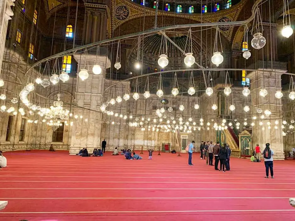 Inside the Mohammad Ali Mosque