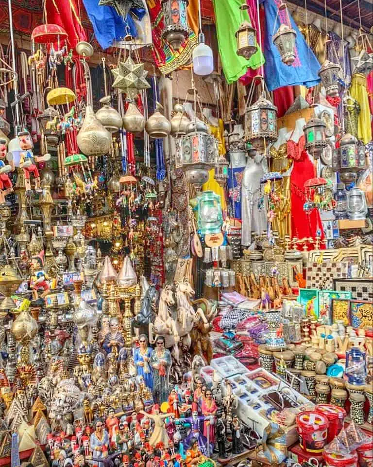 A shop at Khan el-Khalili market
