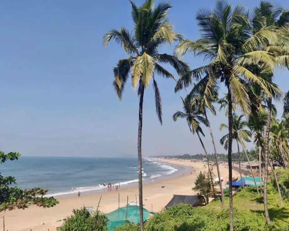 north goa trip plan for 3 days