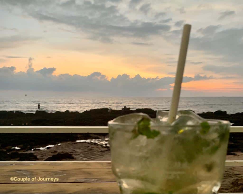 View from lower deck of Gurus, Anjuna