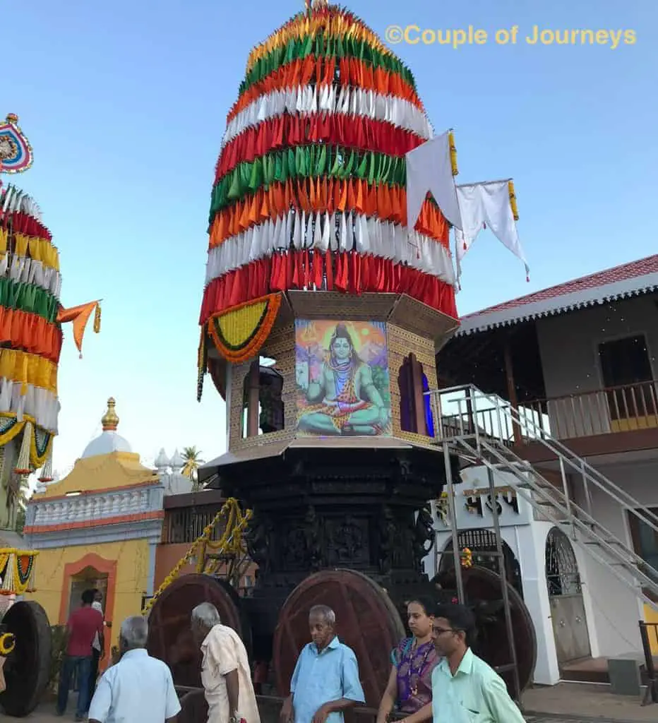 Typical Goan temple scenes
