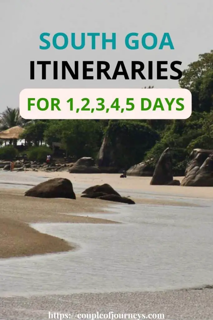 goa trip itinerary for 5 days