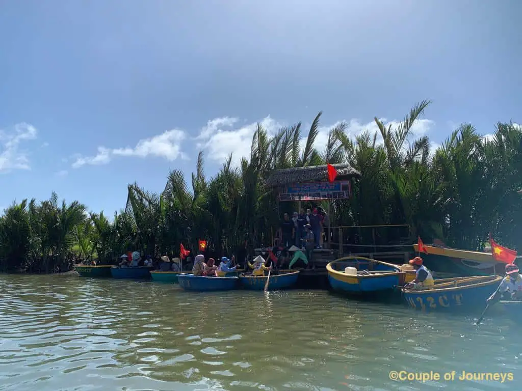 Basket Boat ride near Hoi An Vietnam
