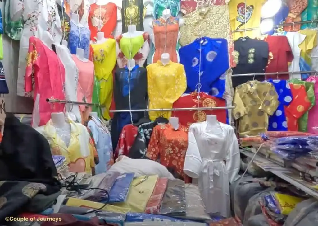 Ao Dai shop in Vietnam
