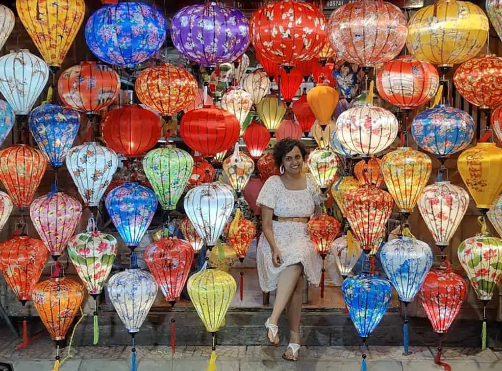 Lantern shop in Hoi An Vietnam