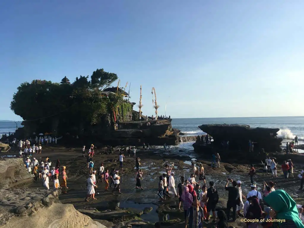 Low tide at Tanah Lot