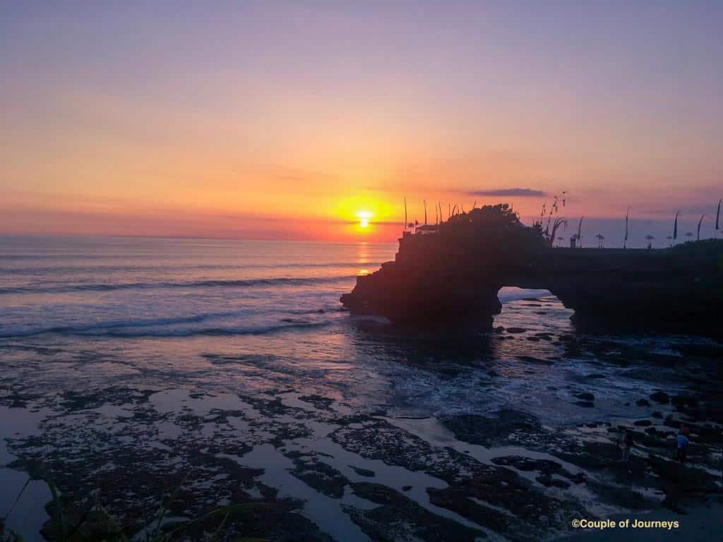 Sunset at Tanah Lot