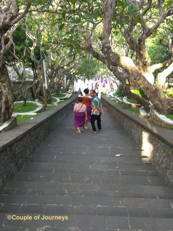 Uluwatu Temple stairs