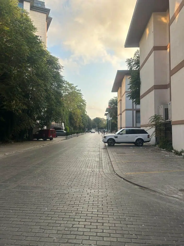 Early morning empty streets on the internal roads near Sultanahmet istanbul