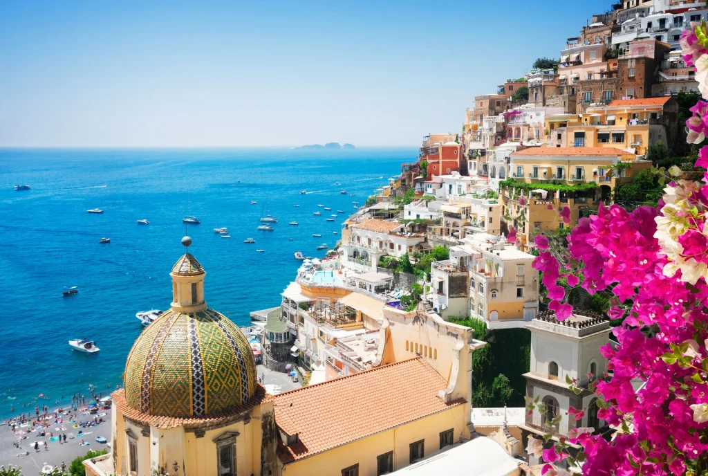 Take in the scenic views of the beautiful Amalfi Coast and it's charming tiny villages. 