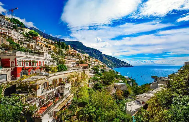 Amalfi Coast is an astounding destination to make the best of the Italian summer. Visit the town of Positano for a romantic date night. 