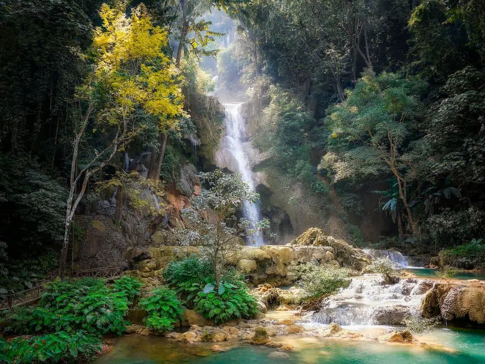 Calming waterfalls and clear blue waters make Laos the most loved honeymoon destination in Asia.