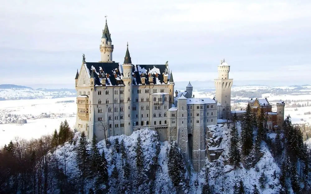 Visit the fairytale castle Neuschwanstein Castle. The inspiration behind the Walt Disney Castle. 