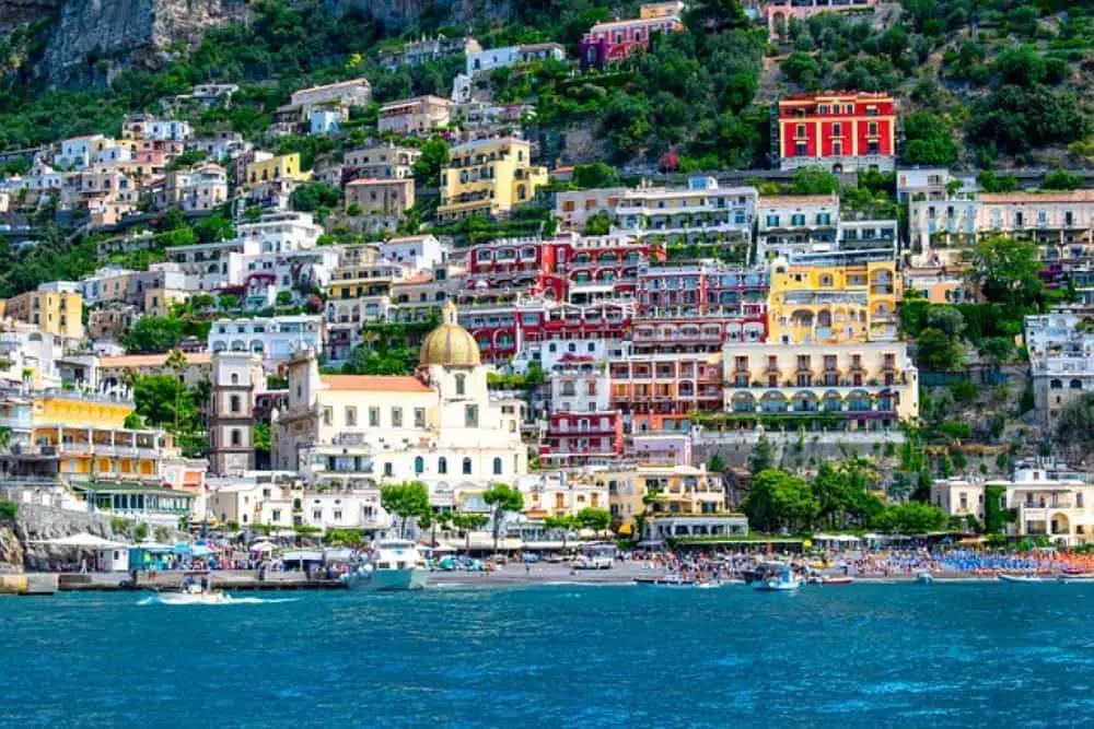 Positano is a town right out of a story book which make this spot a paradise for honeymooners. 