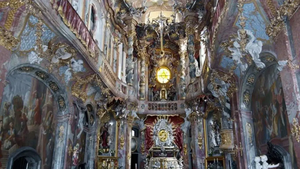 The St. Johann Nepomuk Church also known as the Asam Church was built by the Asam brothers as their private church back in 1746. This image is of the altar of the church. 