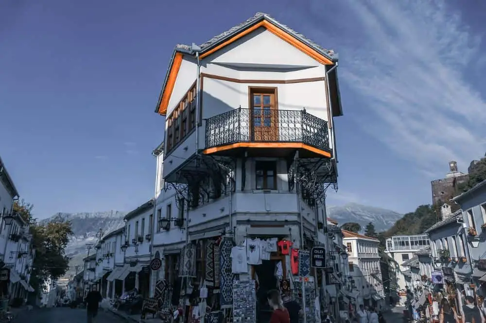  A unique Ottoman-style building in Gjirokastër, offering a rich cultural experience for those looking for Cheap Travel Destinations in Europe Summer.